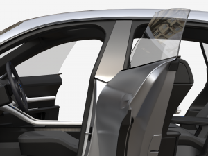porsche mission e cross turismo 3Dモデル