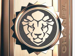 monsieur de chanel gold closed Modelo 3D