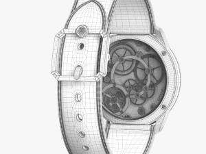monsieur de chanel gold closed 3D Model