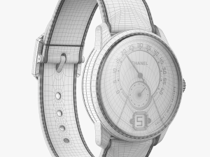 monsieur de chanel gold closed Modelo 3D