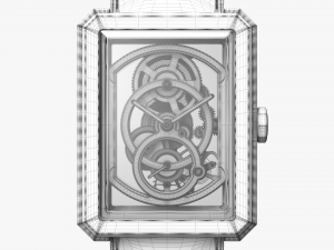 chanel boy friend skeleton platinum 3D मॉडल