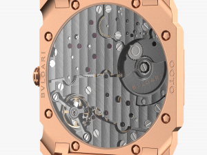 bulgari octo finissimo rose gold 3D मॉडल