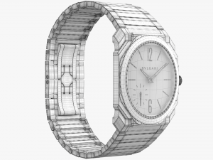 bulgari octo finissimo rose gold 3D मॉडल