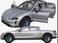 Taycan Pick-Up Truck Concept 3D Models