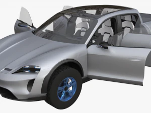 Porsche Taycan Pick-Up Truck Concept 3D Model