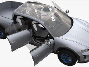 Porsche Taycan Pick-Up Truck Concept 3D Model