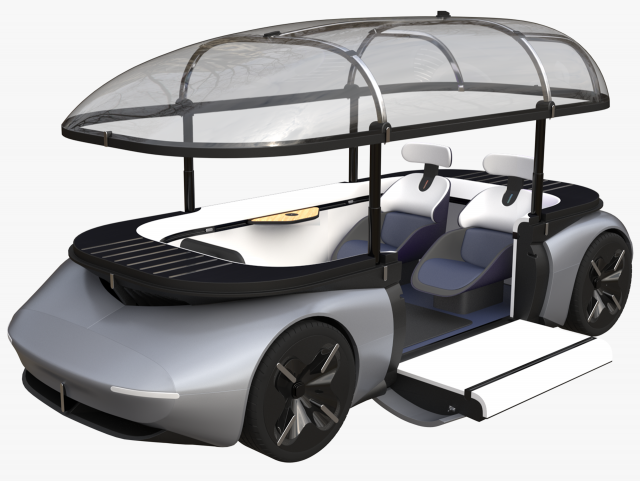 Asahi Kasei AKXY2 Concept Car 3D Модель .c4d .max .obj .3ds .fbx .stl .blend 