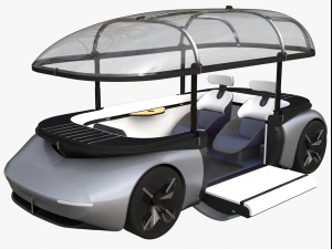 Carro-conceito Asahi Kasei AKXY2 Modelo 3D