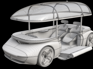 Asahi Kasei AKXY2 Concept Car 3D Модель