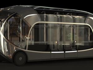 Self-driving city bus 3D Model
