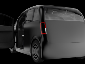 Small Electric Car Peripeteia black 3D 모델