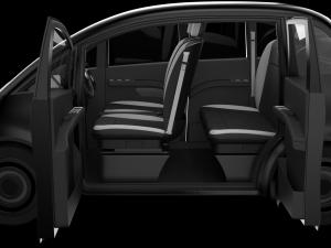 Small Electric Car Peripeteia black 3D 모델