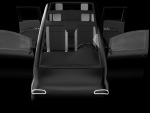 Small Electric Car Peripeteia black 3D 모델