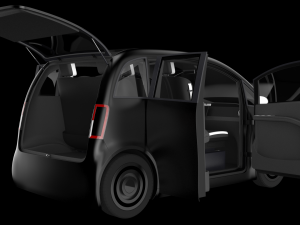 Small Electric Car Peripeteia black 3D 모델