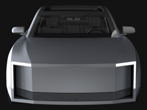 Electric Sedan Bestia Titanum 3D Model