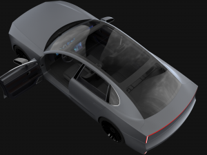 Electric Sedan Bestia Titanum 3D Model