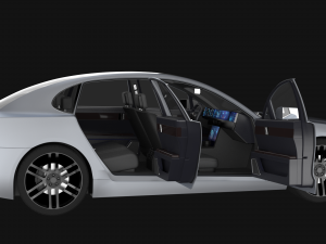Electric Sedan Bestia Titanum 3D Model