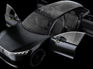 Electric Station Wagon black 3D मॉडल
