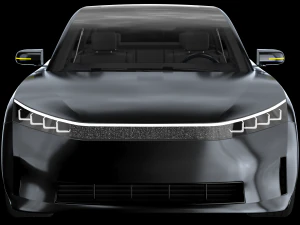 Electric Station Wagon black 3D Model