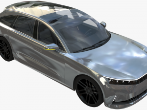 Electric Station Wagon 3D Модель