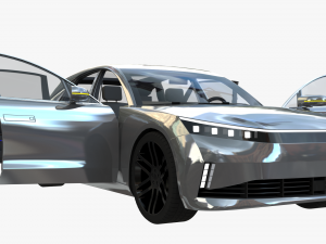 Electric Station Wagon 3D Модель