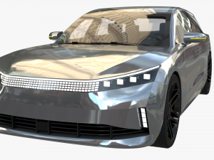 Electric Station Wagon 3D Модель