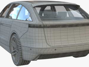 Electric Station Wagon 3D Модель