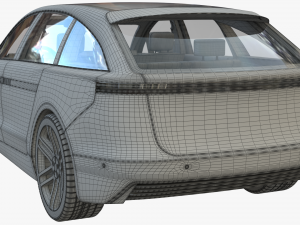 Electric Station Wagon 3D Модель