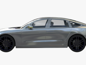 4-door Coupe 3D Model