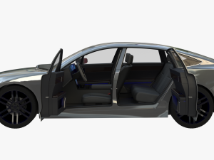 4-door Coupe 3D Model