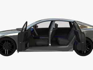 4-door Coupe 3D Model