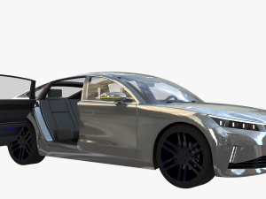 4-door Coupe 3D Model