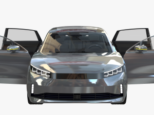 4-door Coupe 3D Model