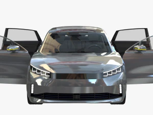 4-door Coupe 3D Model