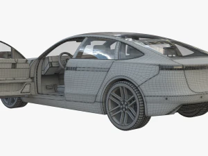 4-door Coupe 3D Model