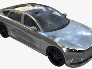4-door Coupe 3D Model