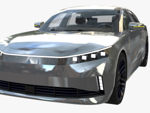 4-door Coupe 3D Model