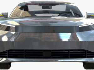 4-door Coupe 3D Model