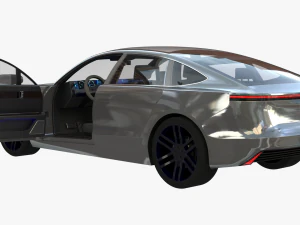 Electric car 3 3D Model