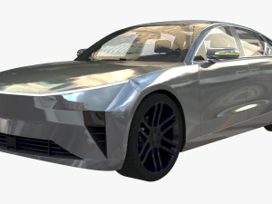 Electric car 3 3D Model