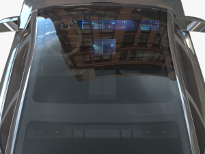 Electric car 3 3D Модель
