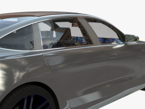 Electric car 3 3D Модель