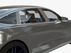 Electric car 3 3D Model