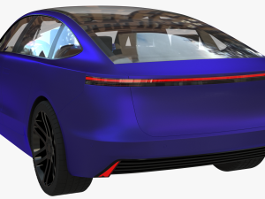 Electric car 2 3D Model