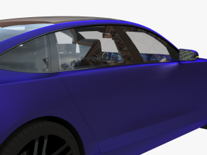 Electric car 2 3D Model