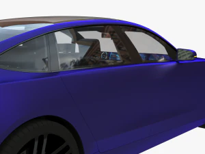 Electric car 2 3D Model