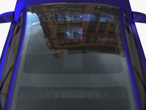 Electric car 2 3D Model