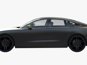 Electric car 4 3D Model