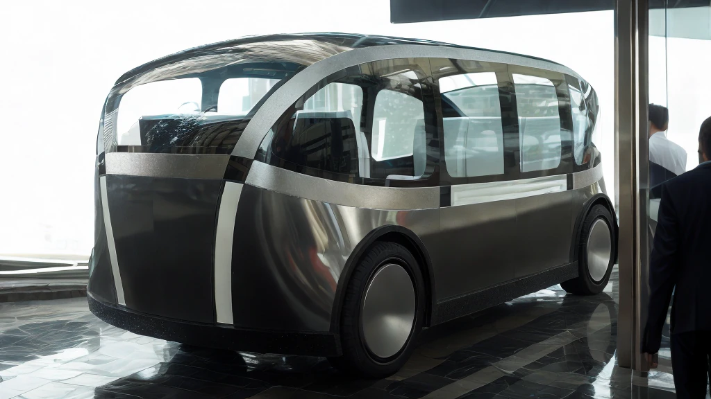 Self-Driving Taxi Shuttle 3D Model .c4d .max .obj .3ds .fbx .stl .blend