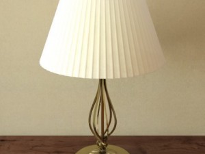 table lamp with lampshade 3D Модель